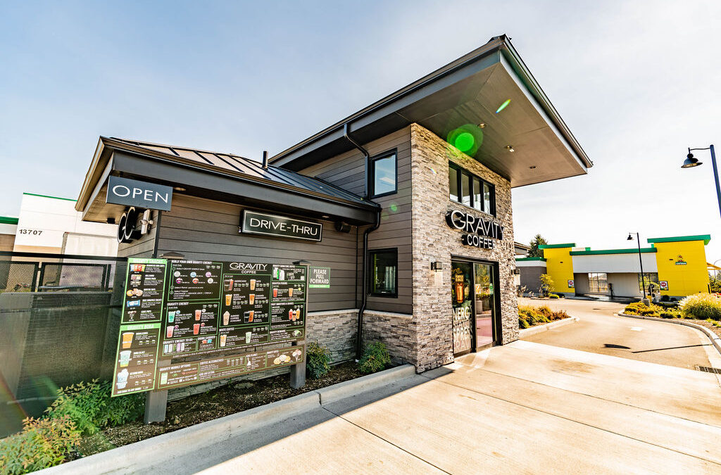 Ground-Up Gravity Coffee Drive-Thru in Puyallup, WA